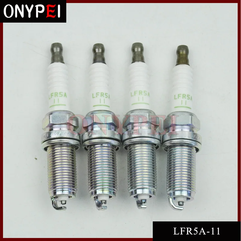 4x нормальный Свеча зажигания 22401 8H515 LFR5A 11 для Nissan Almera N16 X Trail T30 Premera P12 LFR5A11|plug|plug
