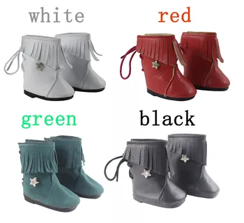 

1 Pair of Boots(optional) Different Color Doll Boots for 18'' American Doll