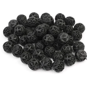 

50Pcs/lot 16mm Aquarium Filter Bio Balls Portable Wet Dry Cotton For Air Pump Canister Clean Fish Tank Pond Reefs Sponge Media