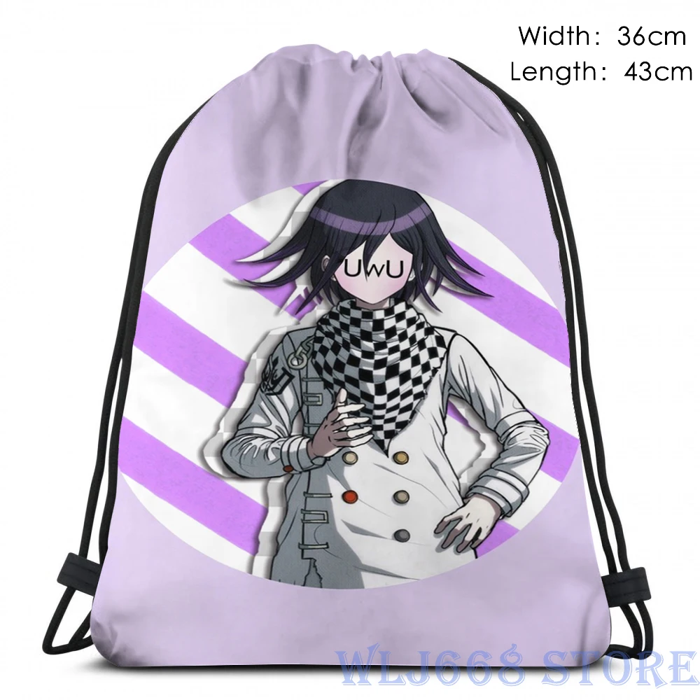 Наплечные сумки с забавным графическим принтом женский рюкзак Danganronpa Kokichi Ouma на