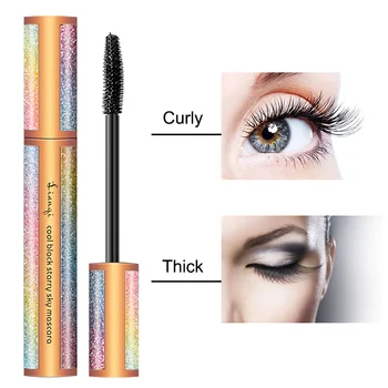 

NEW 1 Pcs 4D Lengthen Mascara Curling Dense Eyelash Waterproof Nourishing Mascara