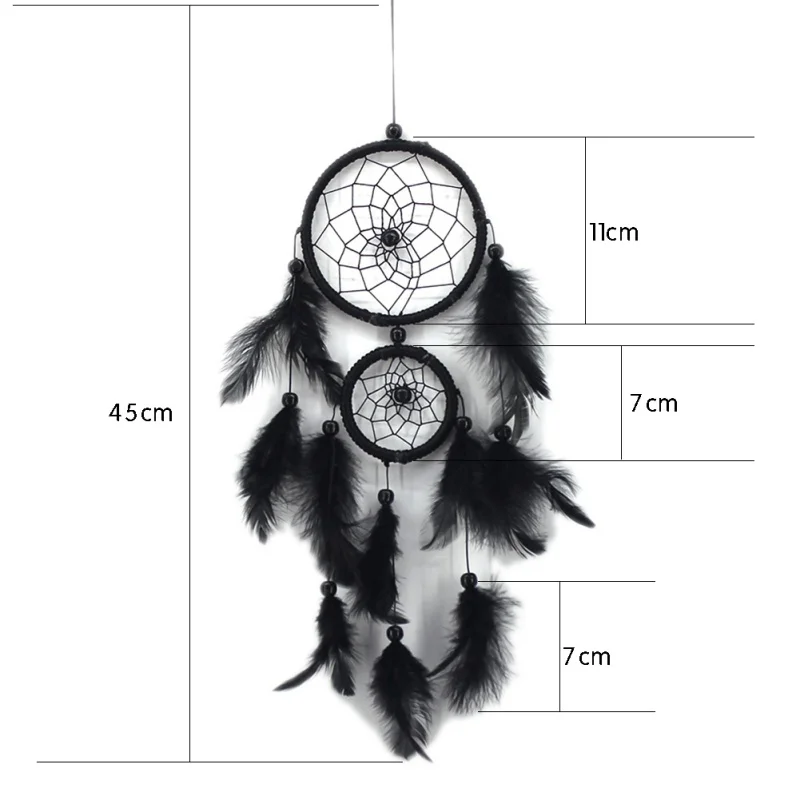 New Handicraft Originality Big Hot Brown New Style Feather Pendant Dream Catcher Dreamcatcher Wind Bells Gift