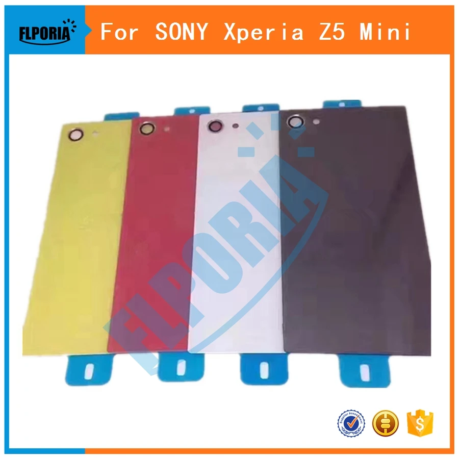 

1PC For SONY Xperia Z5 Mini E5803 E5823 Back Battery Cover Rear Door Housing Case Replacement For SONY Z5 Mini Battery Cover