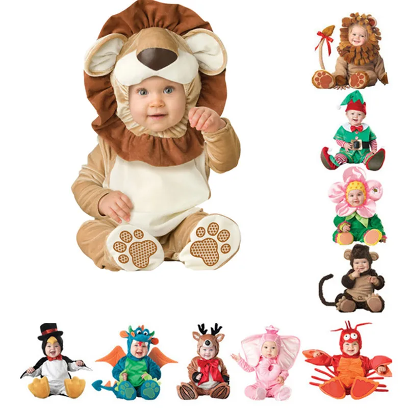 2019 mamelucos de bebé recién nacido Bebé Ropa Animal pirata dinosaurio de Santa Claus Carnaval de Navidad traje de Halloween para los niños 2019 mamelucos de bebé recién nacido Bebé Ropa Animal pirata dinosaurio de Santa Claus Carnaval de Navidad traje de Halloween para los niños