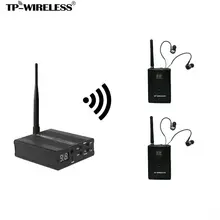 TP-WIRELESS Monitor System 2.4GHz audio Monitor System Wireless In Ear Monitor System for Stage 1 Transmitter and N receivers