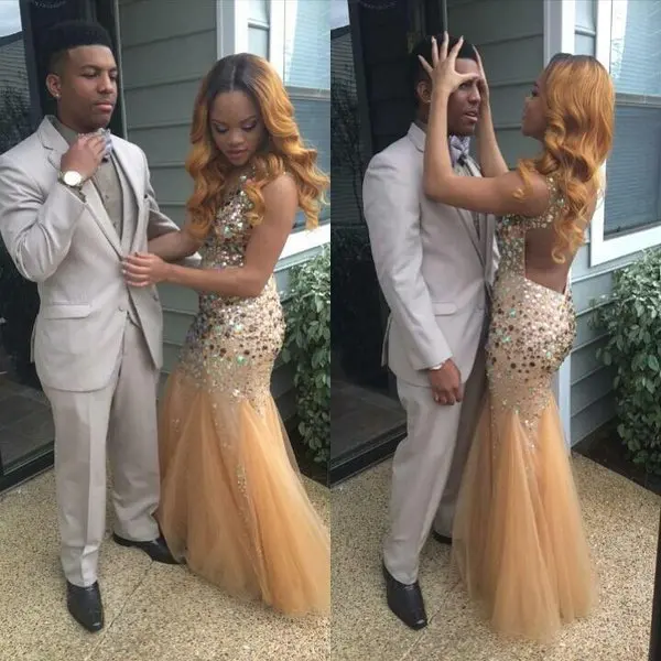 Blinged Out Prom Dresses