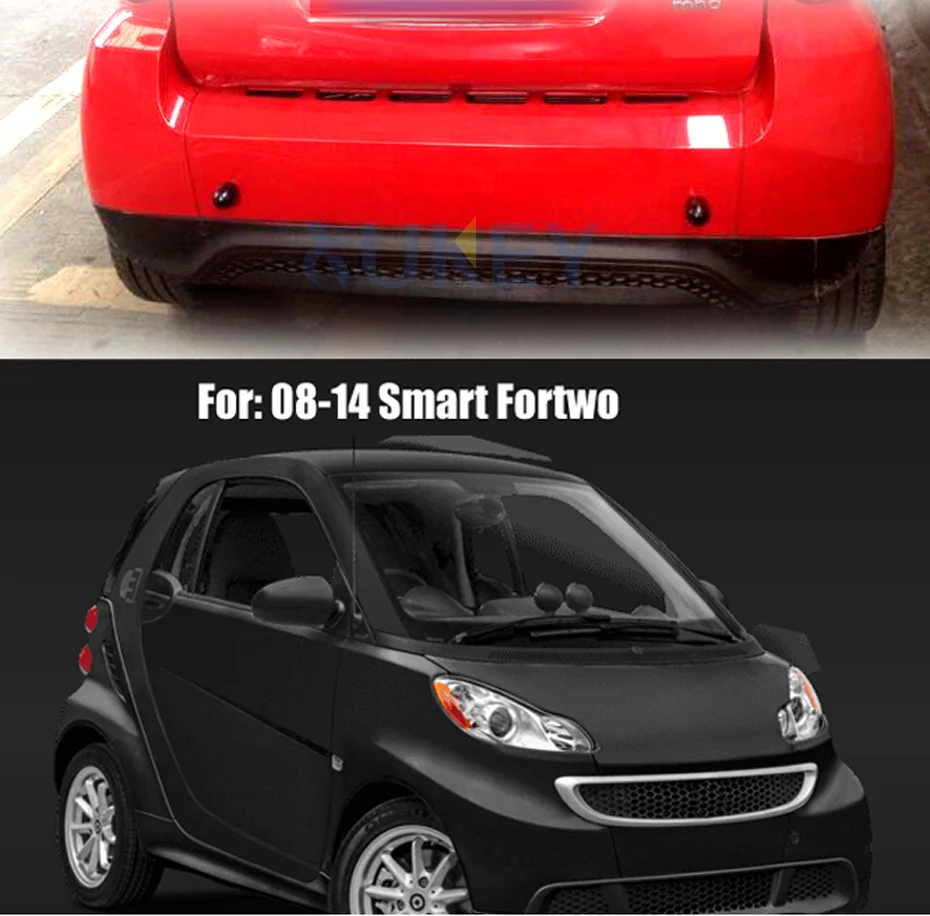 Защитный бампер с круглой головкой для Benz SMART Fortwo 451 2008 2014 комплект защиты