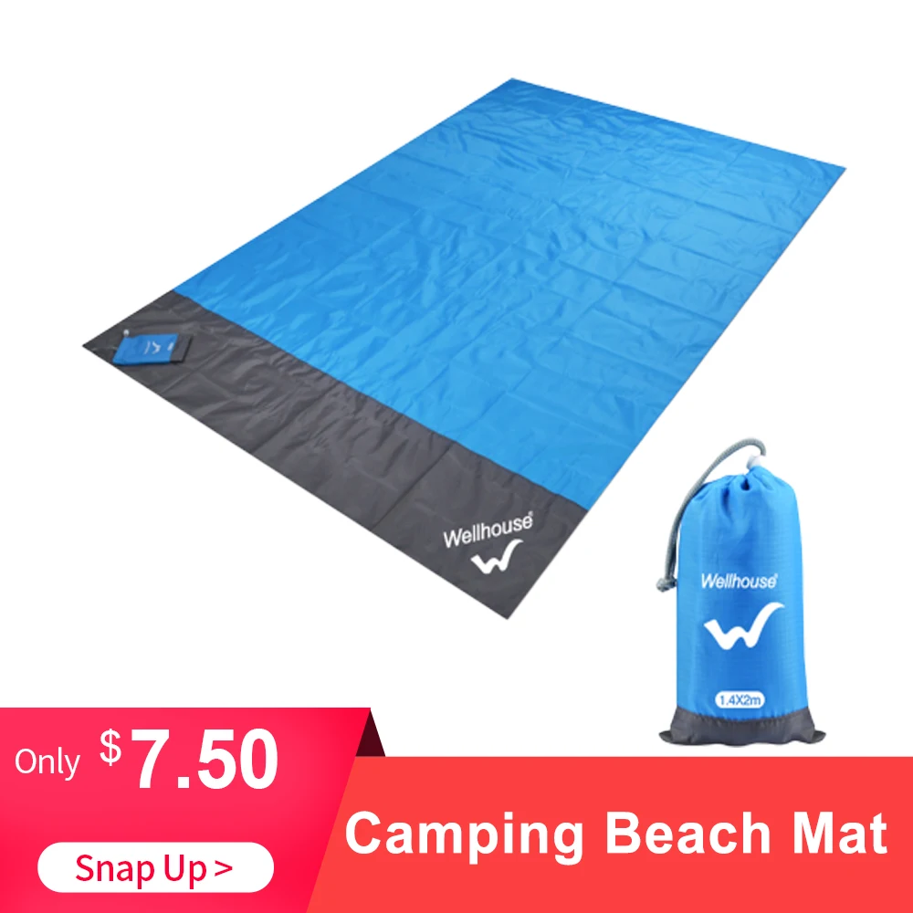 Портативный Открытый походный коврик водонепроницаемый пляжное одеяло коврик для пикника наземный детский спальный складной матрас влагонепроницаемый коврик для палатки