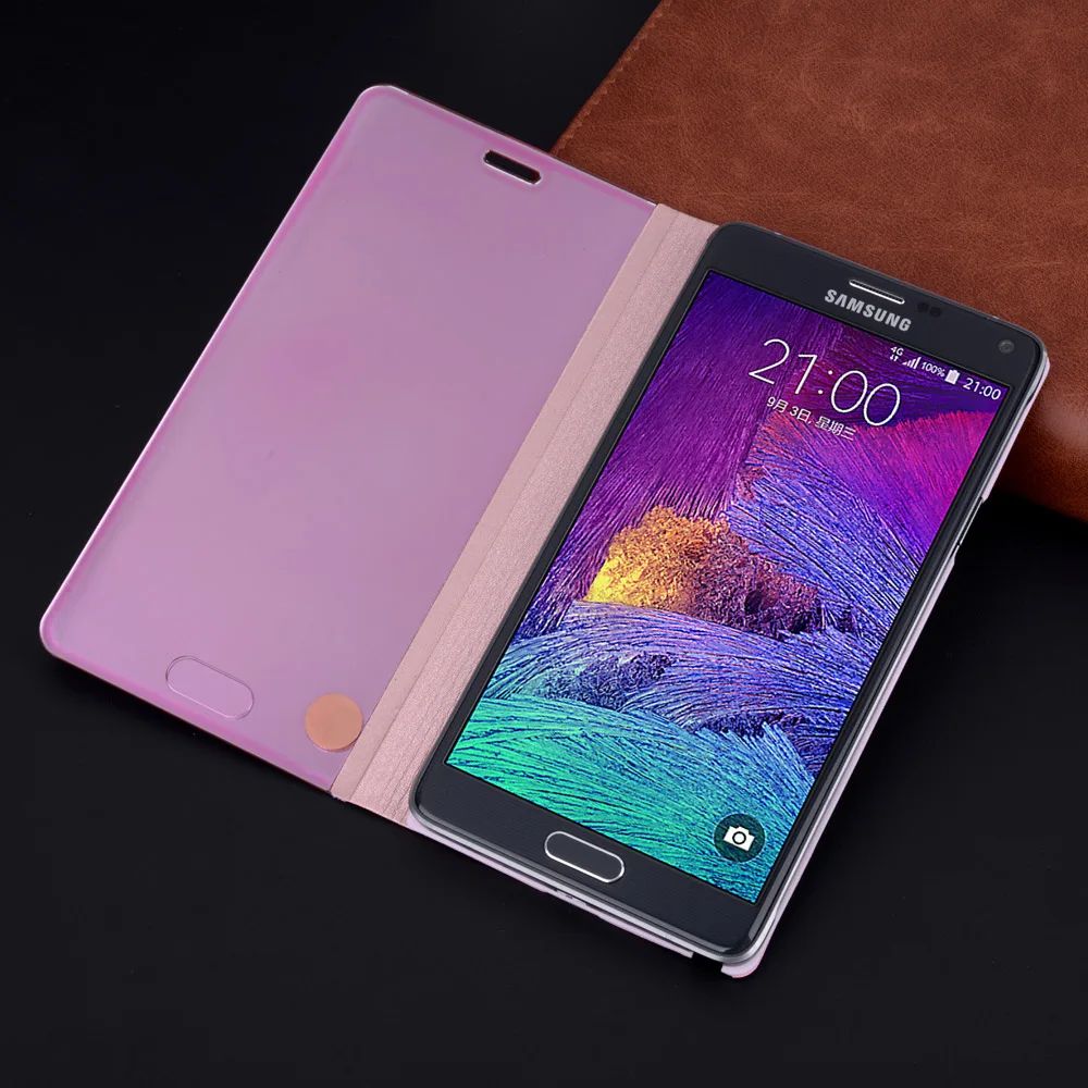 Asuwish флип-чехол кожаный чехол для телефона samsung Galaxy Note 4 Note4 не SM N910 N910F N910C N9100 SM-N910F SM-N910C смарт-чип