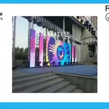 P3.91 уличная прокатная светодиодная литая алюминиевая светодиодная видеостена Светодиодный дисплей RGB доска или панель для сценическое мероприятие поток шоу