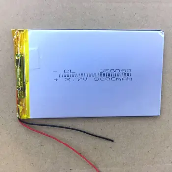 

3.7v li po li-ion batteries lithium polymer battery 3 7 v lipo li ion rechargeable lithium-ion for 356090 3000mAh Tablet battery