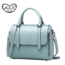 Bags Handbags Women Famous Brands Women Leather Handbags Ladies Party Shoulder Bags Top-Handle Bags Genuine Leather Bag