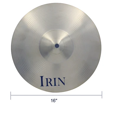 Профессиональный " /10"/1" /14"/16''1" латунный сплав крушение езды Hi-Hat тарелки для барабанного набора ударных инструментов - Цвет: 16 inch