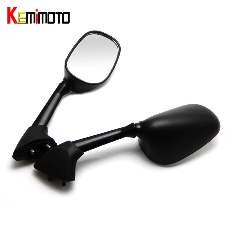 Black Left /& Right Rear View Mirrors Fit Yamaha YZF R6 2006-2007 R1 2007-2008