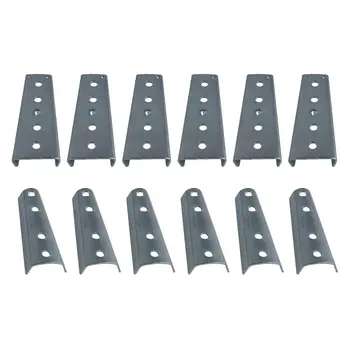 

6PCS 12x4.8cm Metal Cone Height Adjustable Two in One Sofa Table Hinge Mechanism Connectors Furniture Assembly Hardware