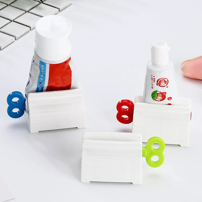 

DINIWELL Multifunctional Bathroom Squeezer Toothpaste Dispenser Plastic Squeezing Dispenser Toothpaste Rolling Tube Squeezer