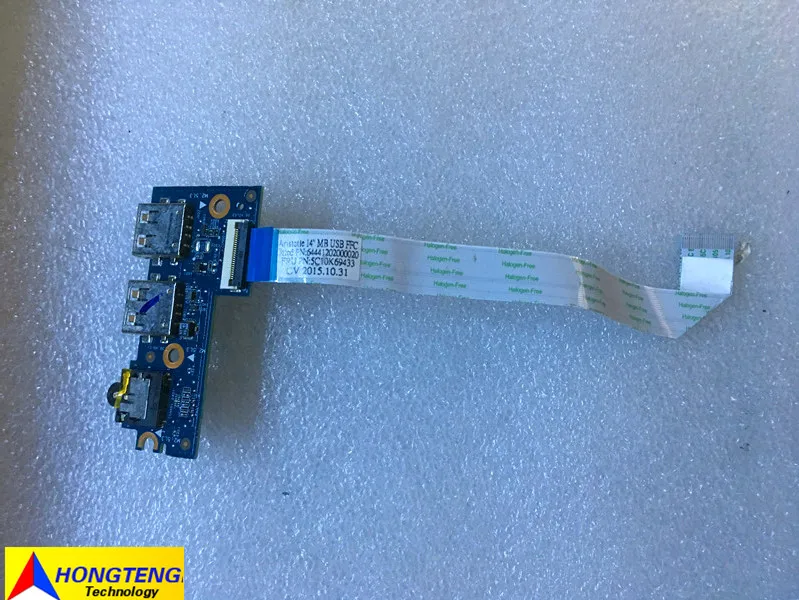 

Подлинная б/у плата для Lenovo Ideapad 100S-14IBR IO FRU 5C10K69433 431202019010 USB аудио 100% проверенный ОК