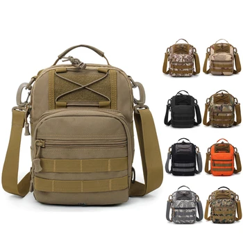 

Outdoor Climbing Men Tactical Chest Bag Camouflage Crossbody Bag Wearproof Military Molle Shoulder Bag For Hiking Equipment