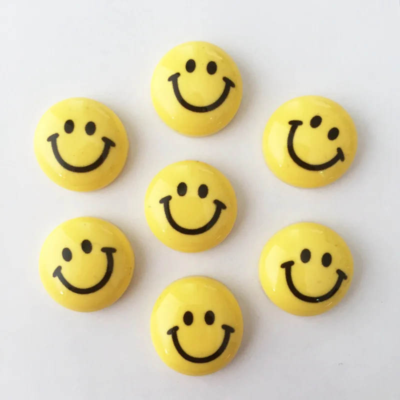 

New 16pcs 20mm Round Resin Lovely Smiling Face Stone Flatback Scrapbook DIY Craft Figurines & Miniatures K492*2