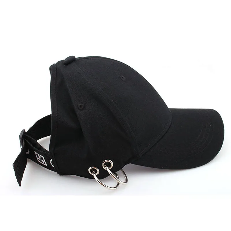 

2016 New Fashion Snapbacks Metal Rings Letters Hoop Empty Kill Matt Hip Hop Cap Casual Cotton Baseball Caps For Men Women
