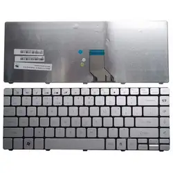 Нам серебристый новый английский клавиатуры ноутбука для шлюза EC3806c ID43A03 ID49C17 EC39C01c EC39 ID49 ID49C ID43 ID43A03c TM8481