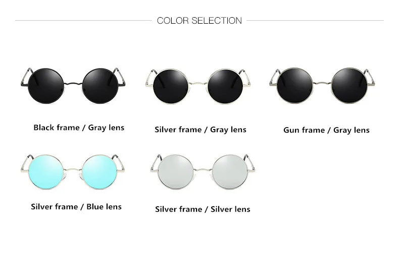 AIMISUV, классические круглые поляризованные солнцезащитные очки, черные линзы, очки для вождения, металлическая оправа, брендовые дизайнерские солнцезащитные очки, UV400