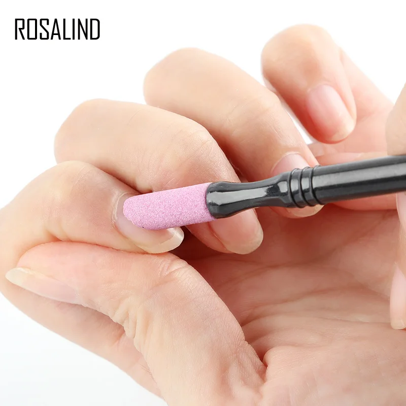 Rosalinшт. d 1 шт. пилка для ногтей гель Professional кутикулы Remover триммер полировщик