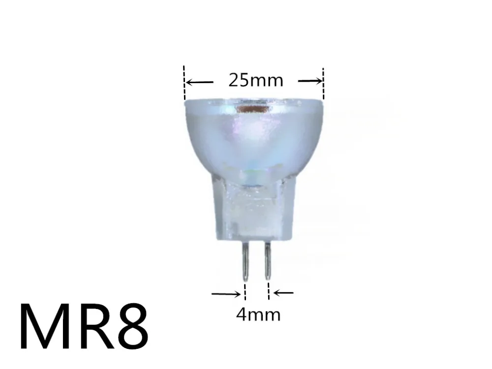 12v 6v MR8 прожектор галогенный MR8 12V Светодиодный прожектор 5 Вт, 10 Вт, 20 Вт, маленький LED-светильник мини-прожектор 12v mr8 6v