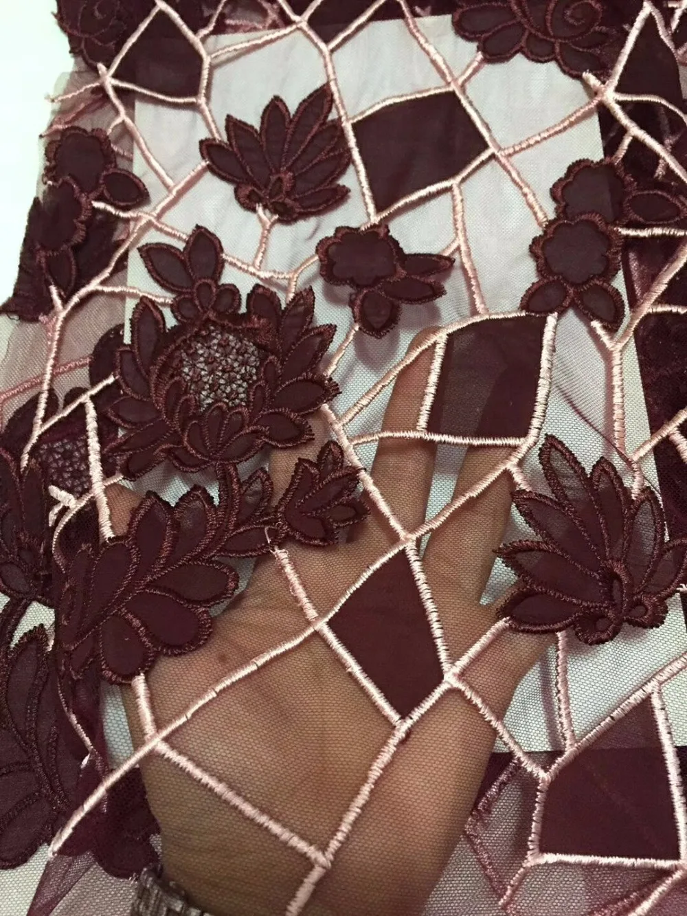 

African Net Lace Fabric 2018 High Quality Black Mesh Lace With Beads And Stones Guipure lace fabric For Sewing dress