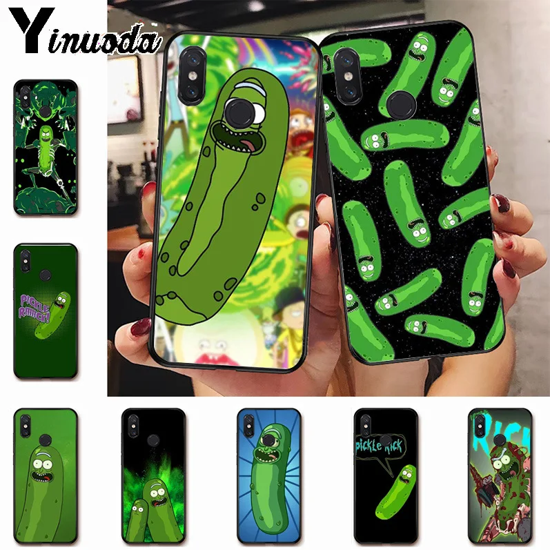 

Ynuoda Rick and Morty pickle rick 2018 New Luxury fashion cell phone case for xiaomi mi 8 se 6 note3 redmi 5 5plus note 5 case