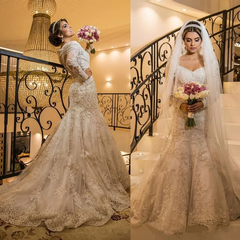 2018-new-long-sleeves-vintage-arabic-wedding-dresses-v-neck-lace-appliques-beads-mermaid-wedding-dress-vestido-de-novia-bridal-gowns (3)_