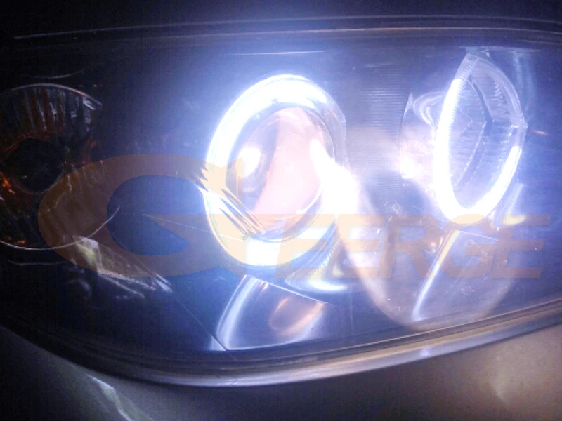  For Mazda 3 mazda3 2003 2004 2005 2006 2007 Excellent angel eyes Ultra bright illumination COB led  - 32845489804