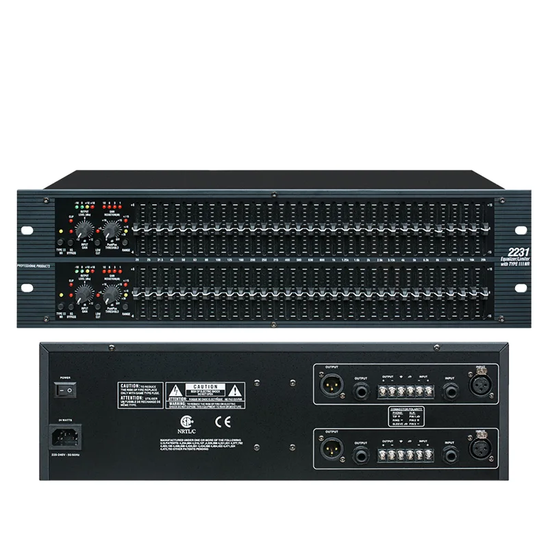 Audio processor 2231 electronic graphic equalizer