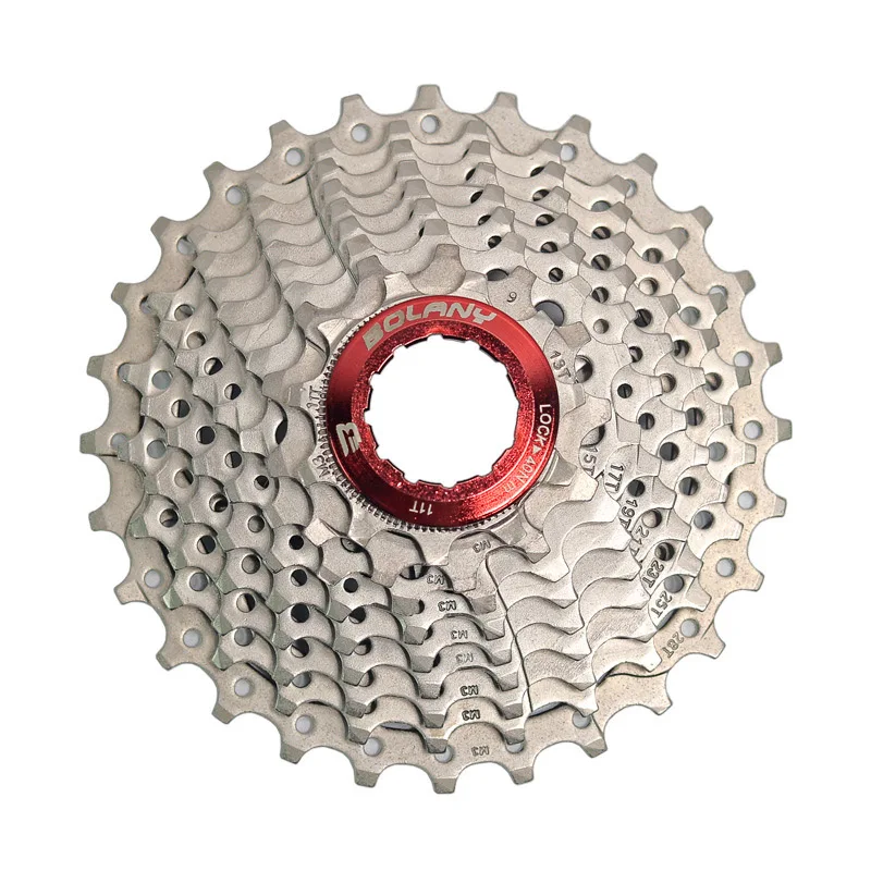 

Bolany 9 Speed Cassette 11-28T Wide Ratio Freewheel Mtb Bicycle Cassette Flywheel Sprocket Compatible With Simano
