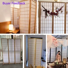 Классические Японские деревянные экраны деревянные разделители бамбуковые складные шторы для комнаты наружные разделители ширмы зональные разделители шторы