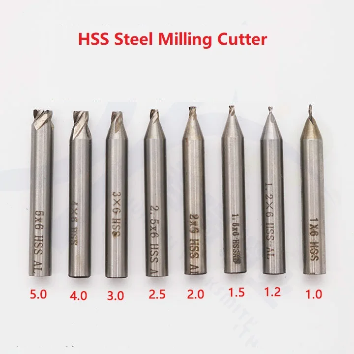 EG_ 1.0-5.0mm HSS Twist Drill Bit Cutter Locksmith Tool for Key Cutting Machine 