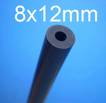 

8mm ID 12mm OD 8x12mm fluororubber tube,VITON rubber tube,Fluorine rubber hose Oil resistant solvent corrosion resistance pipe