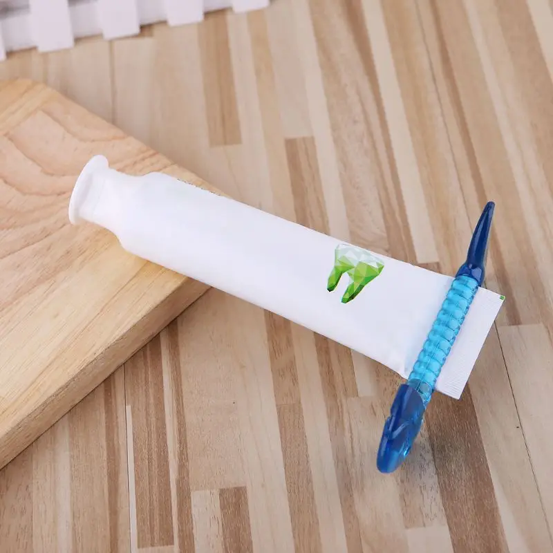 Toothpaste Squeezer Clear Paste Tube Dispenser Snacks Package Clip Cosmetics Cleaser Extruder For Home Bathroom Kitchen