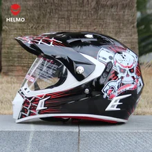 Genuine Italy HELMO motorcycle off-road helmet dual lens off-road helmet road racing helmet