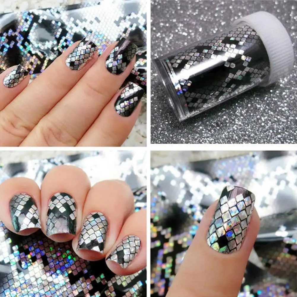 

Design Snake Skin Pattern Design Nail Art Manicure Tips Sticker Decal Nail Foil DIY Decoration