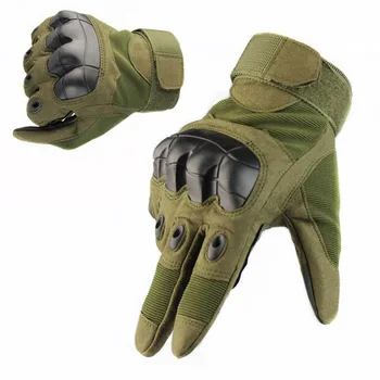 

Tactical Hard Knuckle Full Finger Gloves Military Combat Hunting Airsoft Paintball Men's Gloves Armor Protection Shell Gloves