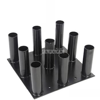 

1PC Professional 9-Hole Barbell Bar Rack Holder For 50mm Olympics Barbell Rod Rack Storage Display Holder Equipment BR501-9