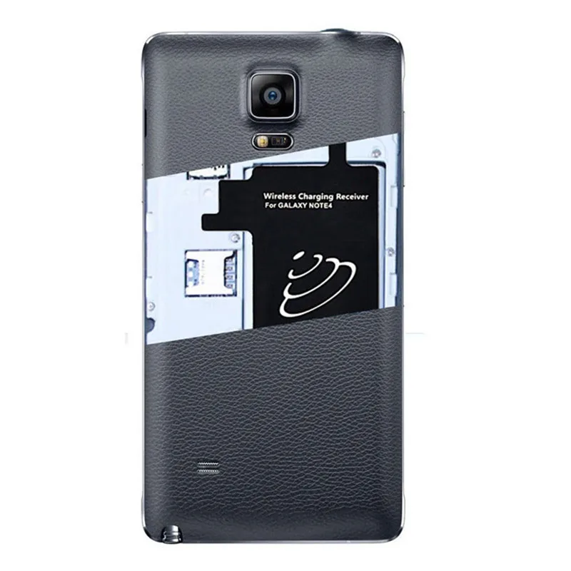 Беспроводной зарядный приемник Qi Поддержка Nfc мобильный телефон для Samsung Note 4 N9100