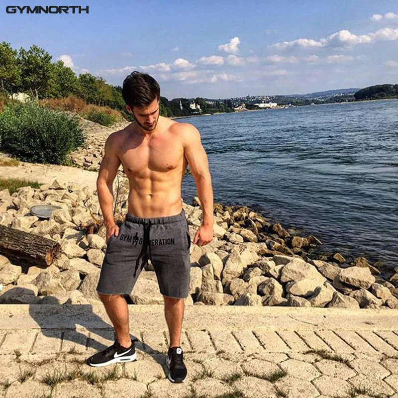 GYMNORTH модные летние шорты, мужские пляжные шорты, дышащие мягкие удобные мужские шорты, Повседневная хлопковая одежда JBDK03