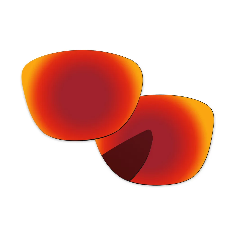 PapaViva поляризованные Сменные линзы для Frogskins LX солнцезащитные очки UVA и UVB Защита-несколько вариантов - Цвет линз: Fire Red