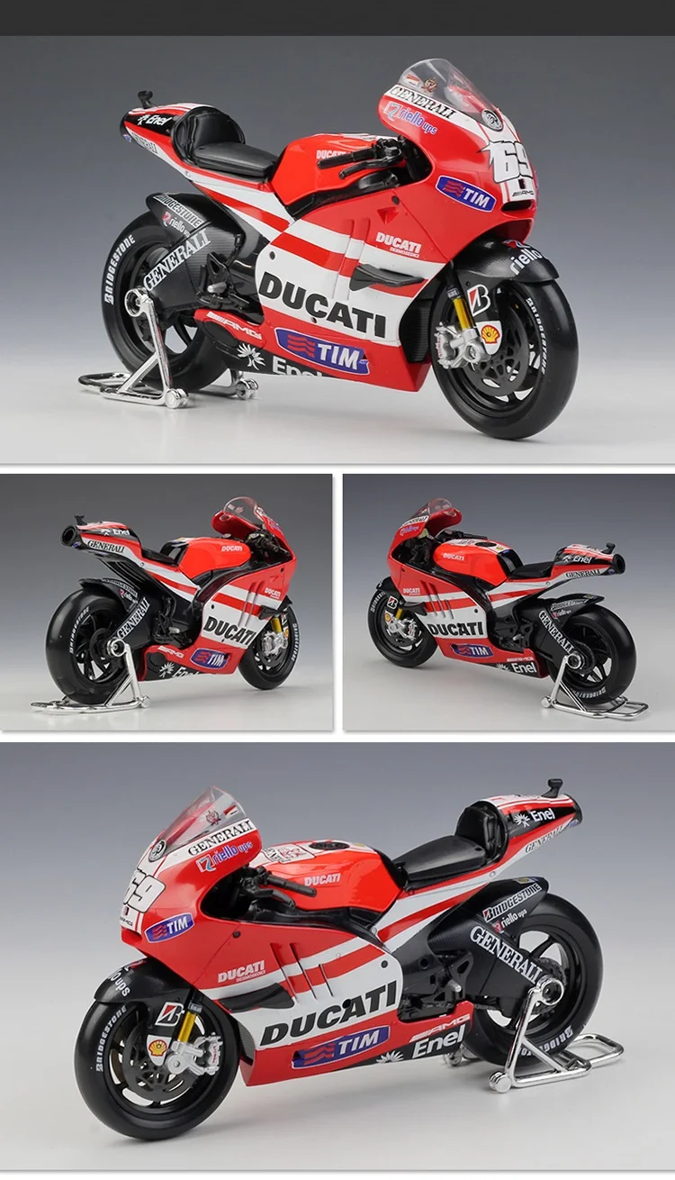 1:10 Maisto Ducati Desmosedici GP11 GP13#69 2011 2013 Ники Хэйден гоночный автомобиль литой мотоцикл