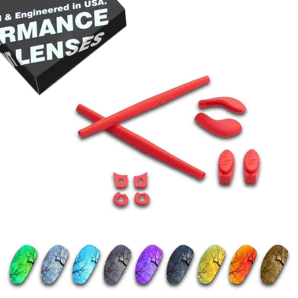 

ToughAsNails Resist Seawater Corrosion Polarized Replacement Lens&Red Rubber Kit for Oakley juliet - Multiple Options