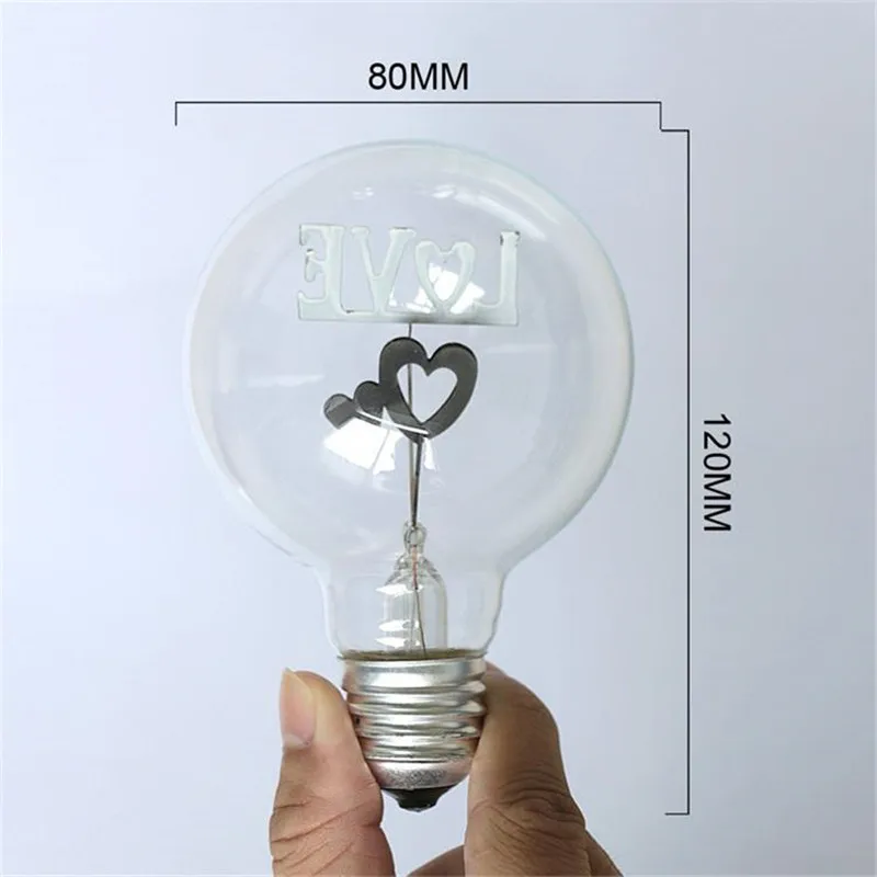 led holiday decoration bulbs creative bulbs valentine's day wishing lamp (14)