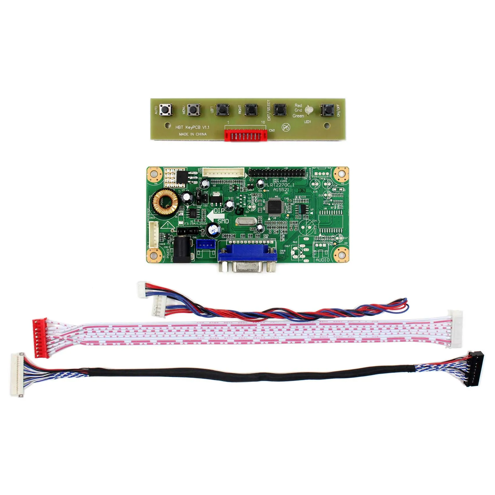 VGA input Lcd controller board work for 6.5inch G065VN01 V2 640x480 lcd panel