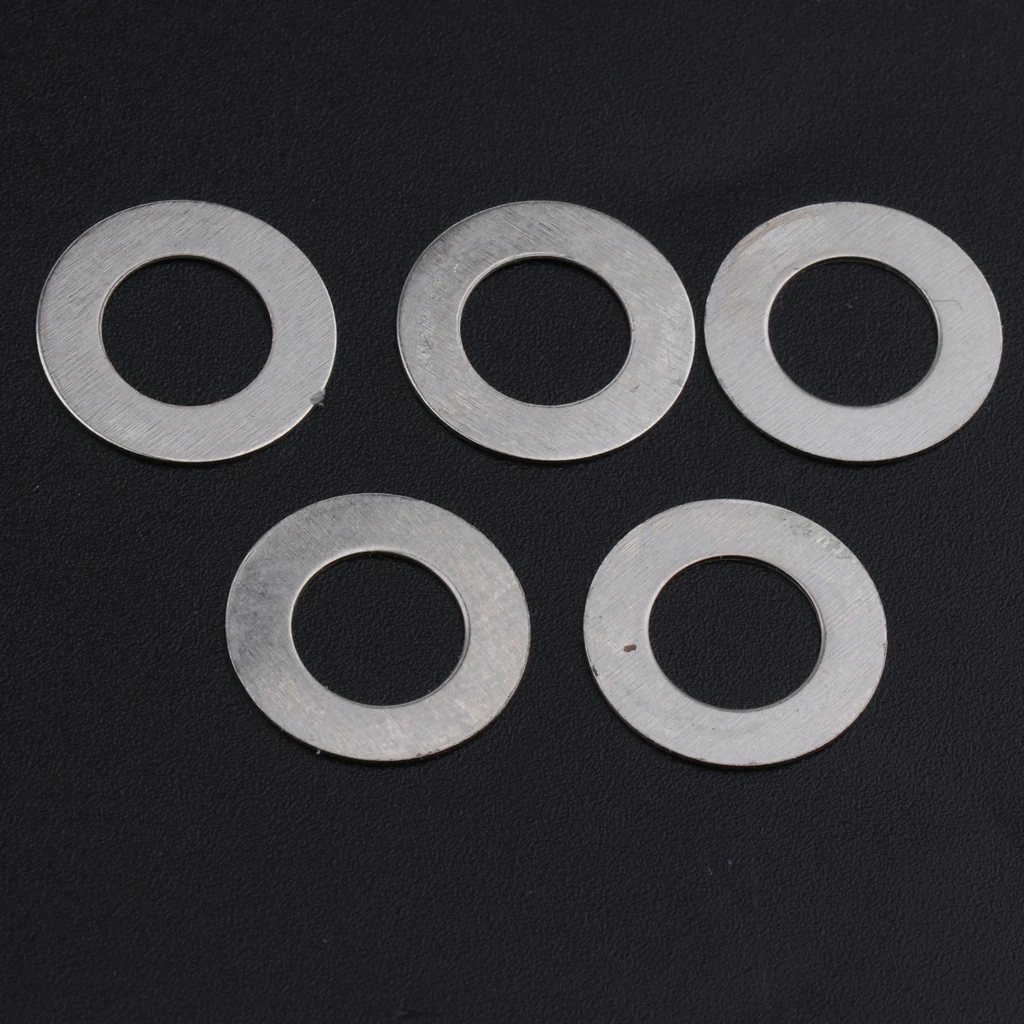 10 Sets Iron Electric Guitar Output Input Jack Nuts Washers Gaskets Dia